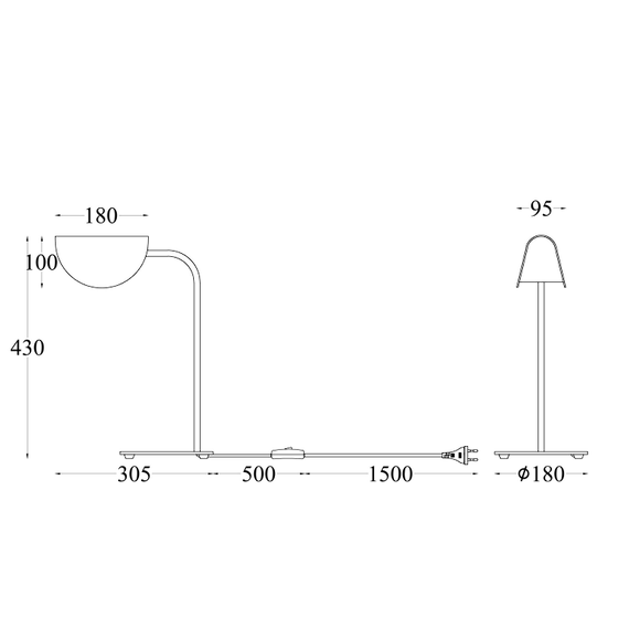 Настолна лампа Mollis MOD126TL-01B Maytoni 1xG9 | Osvetlenieto.bg