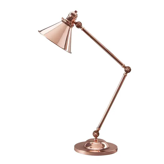 Настолна лампа Provence 1xE27 Polished Copper Elstead Lighting PV-TL-CPR | Osvetlenieto.bg