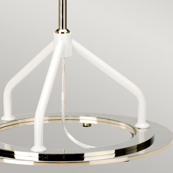 Настолна лампа Vicenza 1xE27 Dark Grey Polished Nickel Elstead Lighting VICENZA-TL-WPN | Osvetlenieto.bg