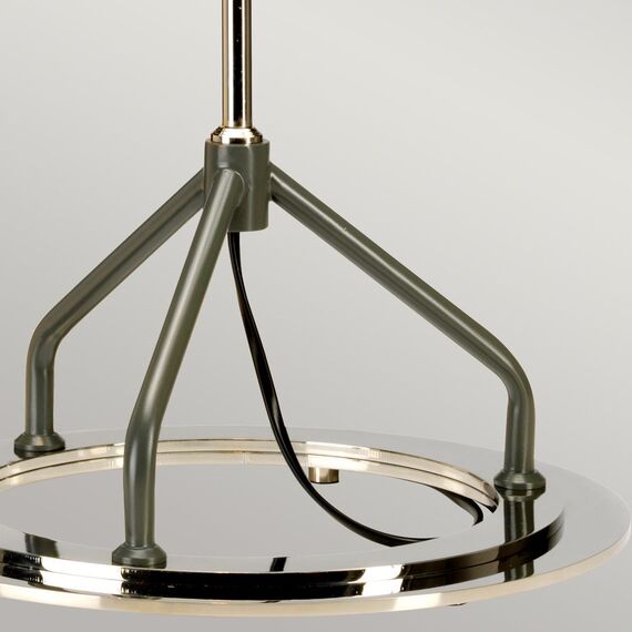 Настолна лампа Vicenza 1xE27 White Polished Nickel Elstead Lighting VICENZA-TL-GPN | Osvetlenieto.bg