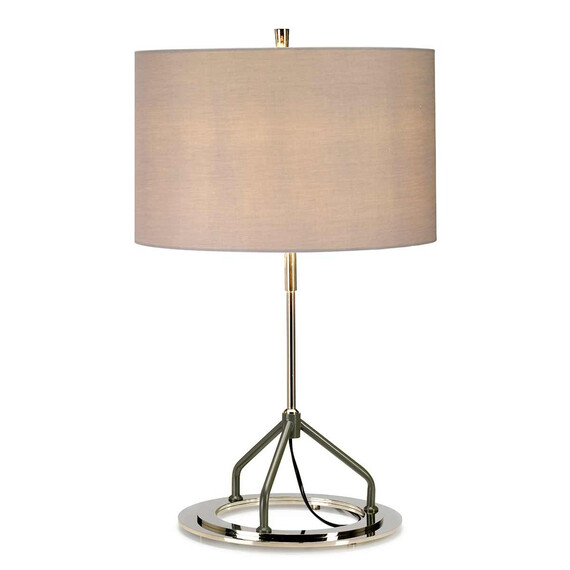 Настолна лампа Vicenza 1xE27 White Polished Nickel Elstead Lighting VICENZA-TL-GPN | Osvetlenieto.bg