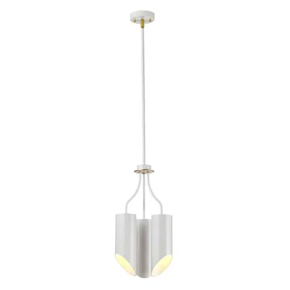 Полилей Quinto 3xE27 White Aged Brass Elstead Lighting QUINTO3-WAB | Osvetlenieto.bg