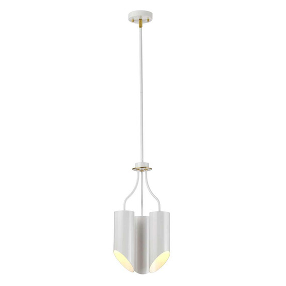Полилей Quinto 3xE27 White Aged Brass Elstead Lighting QUINTO3-WAB | Osvetlenieto.bg