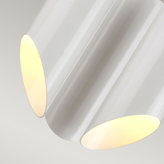 Полилей Quinto 3xE27 White Aged Brass Elstead Lighting QUINTO3-WAB | Osvetlenieto.bg
