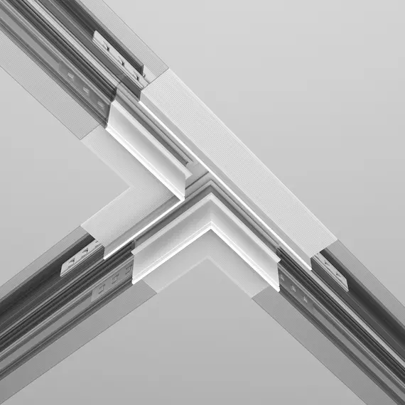 Т-конектор магнитна шина за вграждане бял Exility TRA034CT-42.12W Maytoni | Osvetlenieto.bg