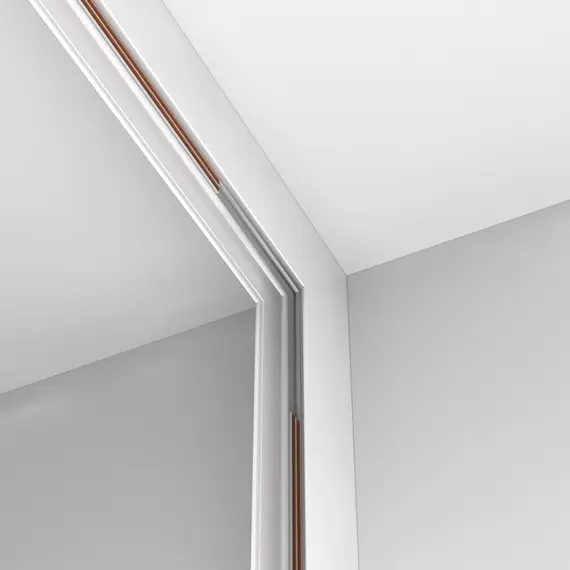 Вертикален ъгъл магнитна шина за открит монтаж бял Exility TRA034ICL-41W Maytoni | Osvetlenieto.bg