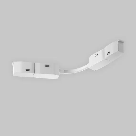 Електрически С-конектор магнитна шина за вграждане бял Exility TRA034CS-W-DE Maytoni | Osvetlenieto.bg