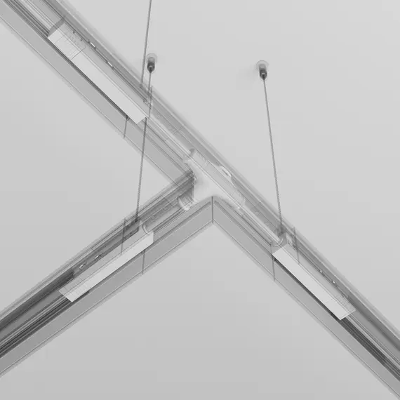 Електрически Т-конектор магнитна шина бял Exility TRA034CWT-42W-DE Maytoni | Osvetlenieto.bg