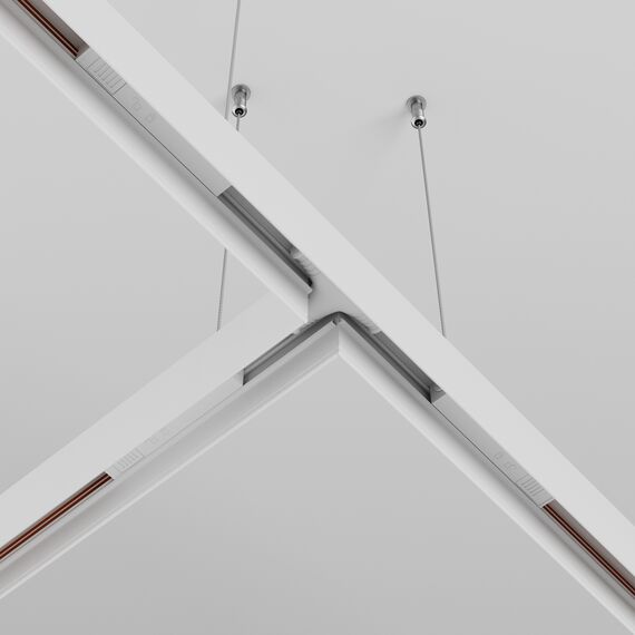 Електрически Т-конектор за магнитна шина бял Exility TRA034CWT-42W-DE Maytoni | Osvetlenieto.bg