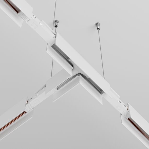 Електрически Т-конектор за магнитна шина бял Exility TRA034CWT-42W-DE Maytoni | Osvetlenieto.bg