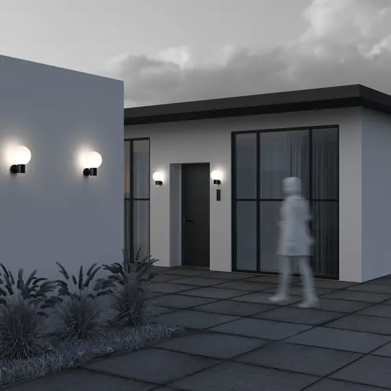 Фасаден аплик Bold O598WL-01B Maytoni 1xE27 IP54 | Osvetlenieto.bg