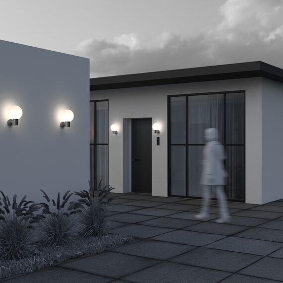 Фасаден аплик Bold O598WL-01GR Maytoni 1xE27 IP54 | Osvetlenieto.bg