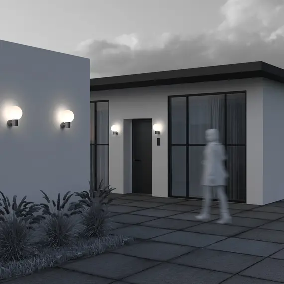 Фасаден аплик Bold O598WL-01GR Maytoni 1xE27 IP54 | Osvetlenieto.bg