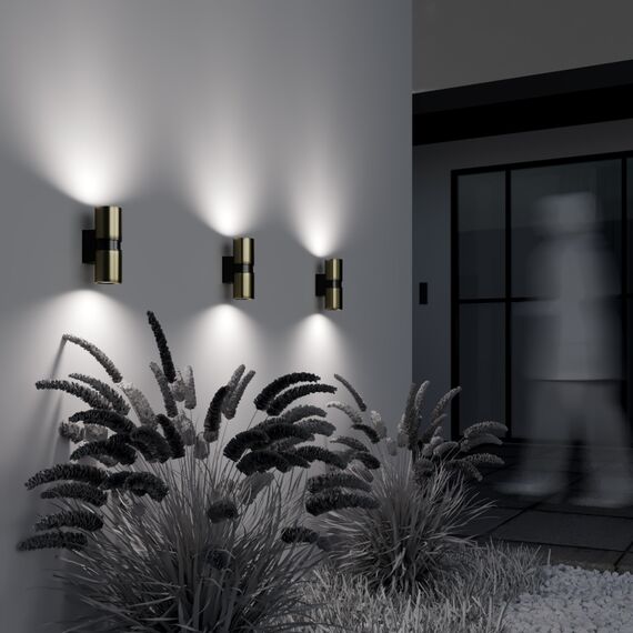 Фасаден аплик Bowery O582WL-02BS Maytoni 2xGU10 IP54 | Osvetlenieto.bg