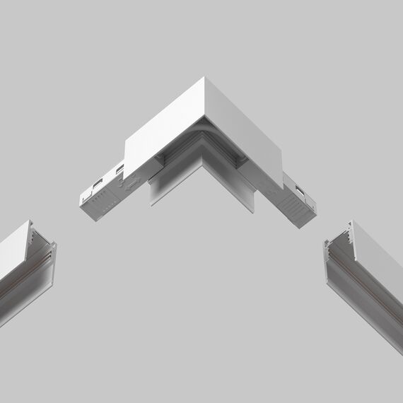 Ъглов захранващ конектор за магнитна шина бял Exility TRA034CPC-42W-15-1 Maytoni | Osvetlenieto.bg