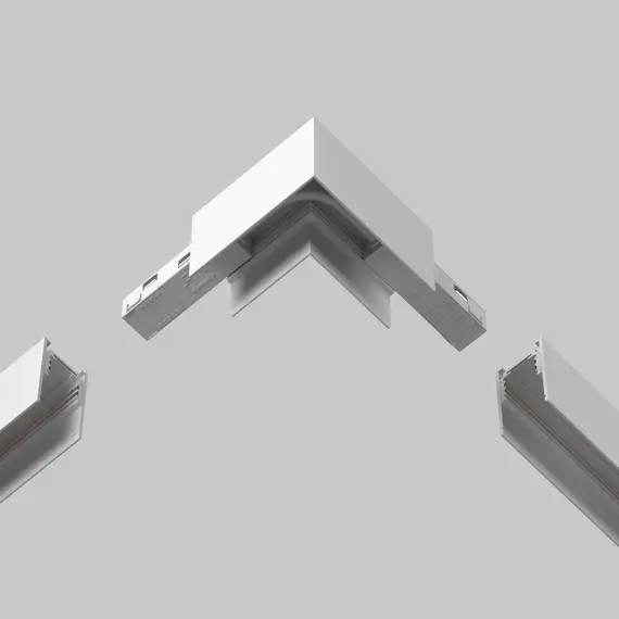 Ъглов захранващ конектор магнитна шина бял Exility TRA034CPC-42W-15-1 Maytoni | Osvetlenieto.bg