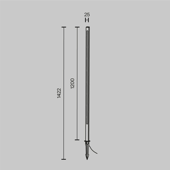LED Градинска лампа Pole O440FL-L18GF3K Maytoni 18W 3000K | Osvetlenieto.bg