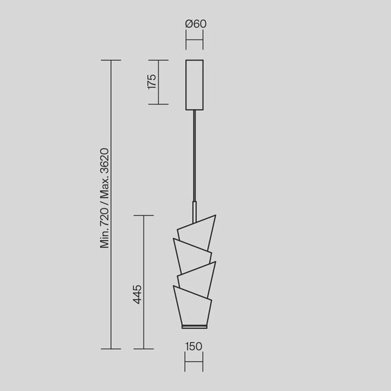 LED Пендел Seoul MOD374PL-L28W3K Maytoni 14W 3000K | Osvetlenieto.bg
