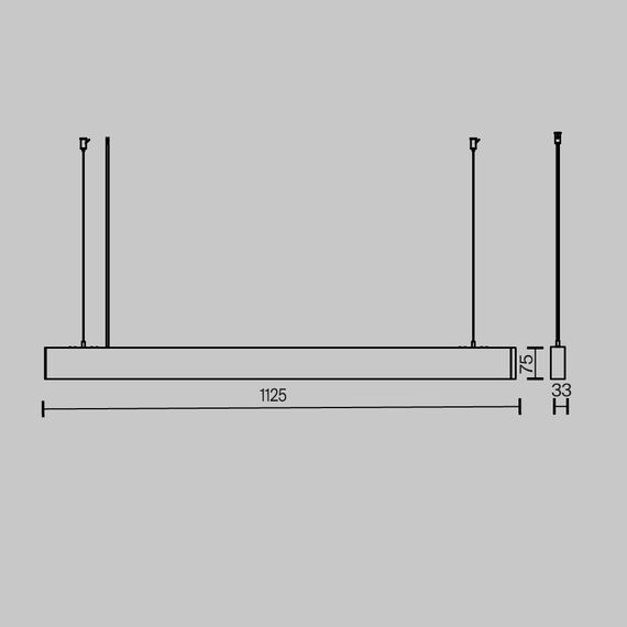 LED Полилей BASIS P051PL-36W2.7-6K-B Maytoni 36W 2700-6000K | Osvetlenieto.bg