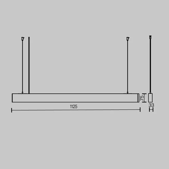 LED Полилей BASIS P051PL-36W2.7-6K-B Maytoni 36W 2700-6000K | Osvetlenieto.bg
