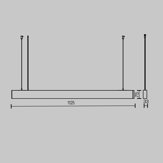 LED Полилей BASIS P051PL-36W2.7-6K-W Maytoni 36W 2700-6000K | Osvetlenieto.bg
