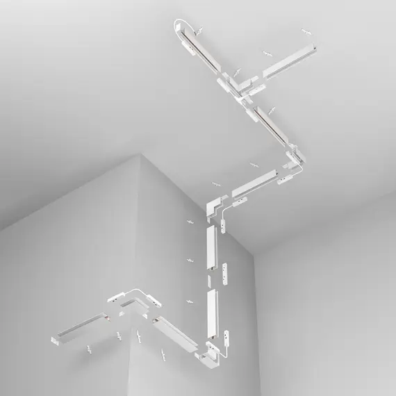 Магнитна шина за открит монтаж бяла 1 метър Exility TRX034-411W Maytoni | Osvetlenieto.bg