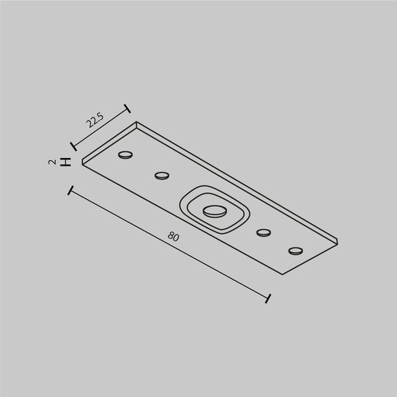 Механичен конектор магнитна шина за открит монтаж Exility TRA034C-21W Maytoni | Osvetlenieto.bg