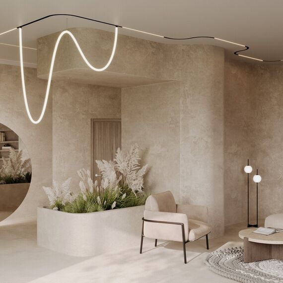 С-конектор магнитна шина за вграждане бял Exility TRA044-angle.12W Maytoni | Osvetlenieto.bg