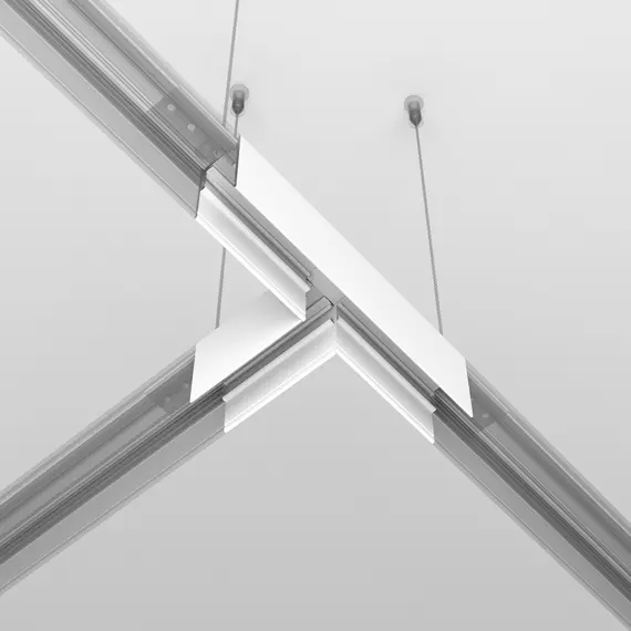 Т-конектор магнитна шина за открит монтаж бял Exility TRA034CT-41W-DE Maytoni | Osvetlenieto.bg