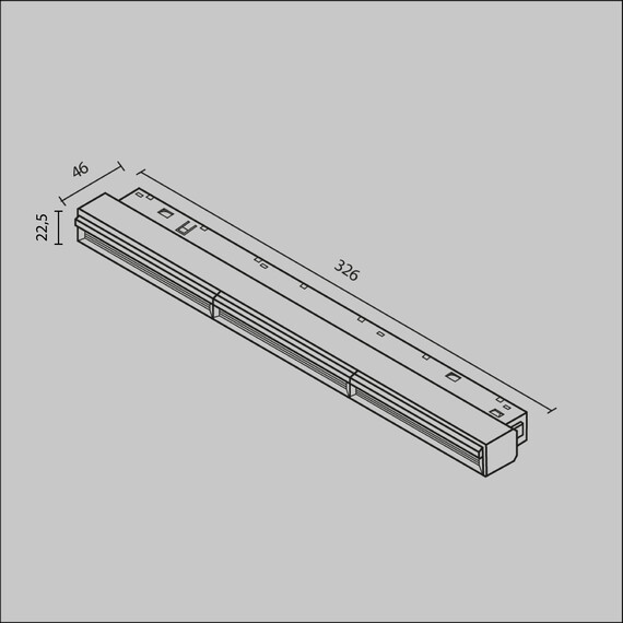 LED осветител магнитна шина Exility Parete TR106-2-18W3K-B Maytoni 18W 3000K | Osvetlenieto.bg