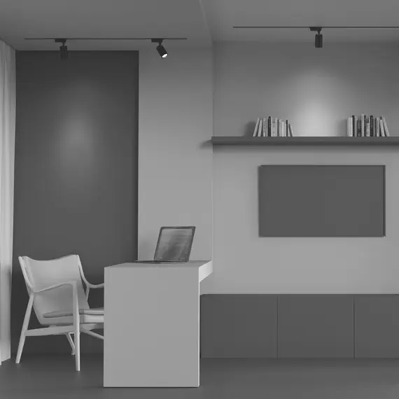 LED Спот за шина 2L Vuoro TR003-1-6W3K-S-B Maytoni 6W 3000K | Osvetlenieto.bg