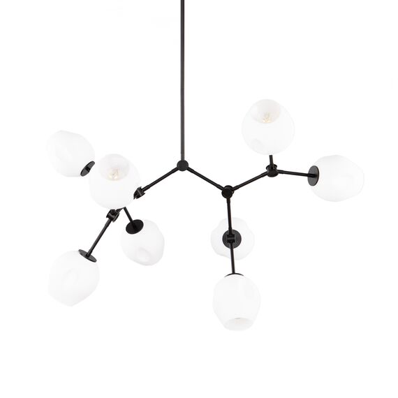 Полилей Ferral PND-75075-8-BK-WG Italux 8xE27 | Osvetlenieto.bg