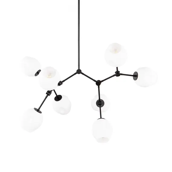 Полилей Ferral PND-75075-8-BK-WG Italux 8xE27 | Osvetlenieto.bg
