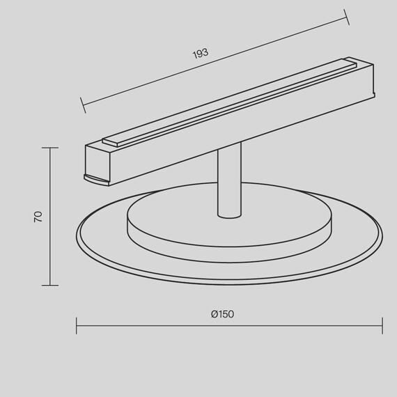 Bluetooth LED осветител магнитна шина Exility Relax TR107-4-5W-DS-BS Maytoni 5W 2700K-6000K | Osvetlenieto.bg