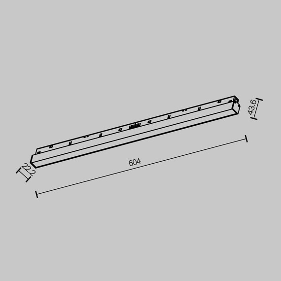 LED Осветител магнитна шина Exility Basis TR030-2-24W2.7K-B Maytoni 24W 2700K | Osvetlenieto.bg