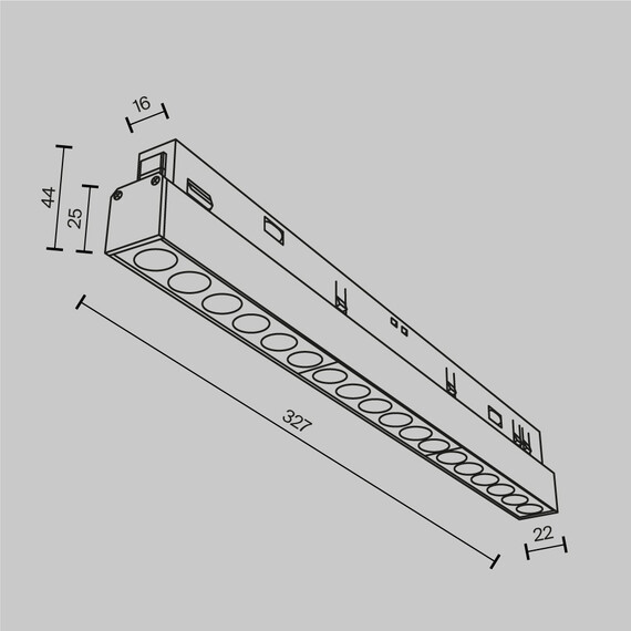 LED осветител магнитна шина Exility Points TR031-2-18W2.7K-B Maytoni 18W 2700K | Osvetlenieto.bg