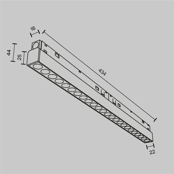 LED Осветител за магнитна шина Exility-thin Points TR031-4-24WTW-DD2-W Maytoni 24W 2700K | Osvetlenieto.bg