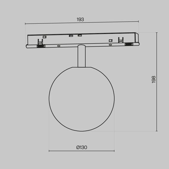 LED Пендел за магнитна шина Exility-thin Luna TR038-2-5W3K-W-1 Maytoni 5W 3000K | Osvetlenieto.bg LED Пендел за магнитна шина Exility-thin Luna TR038-2-5W3K-W-1 Maytoni 5W 3000K | Osvetlenieto.bg