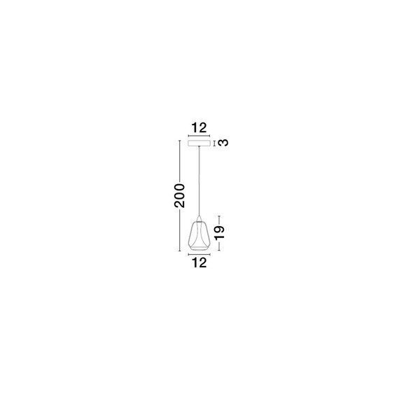 LED Полилей ALISH 9416965 NovaLuce 8W 3000K | Osvetlenieto.bg