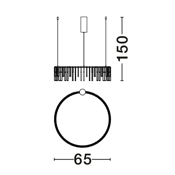 LED Полилей STELLAR 9186975 NovaLuce 25W 3000K | Osvetlenieto.bg