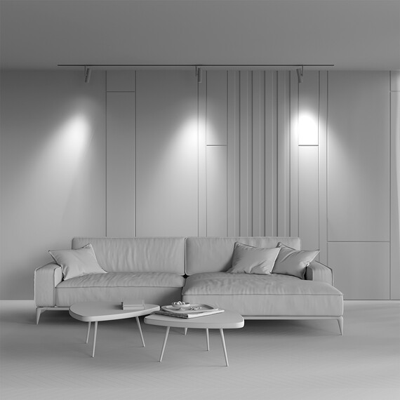 LED Прожектор магнитна шина Exility Elti TR005-2-12W3K-BW Maytoni 12W 3000K | Osvetlenieto.bg