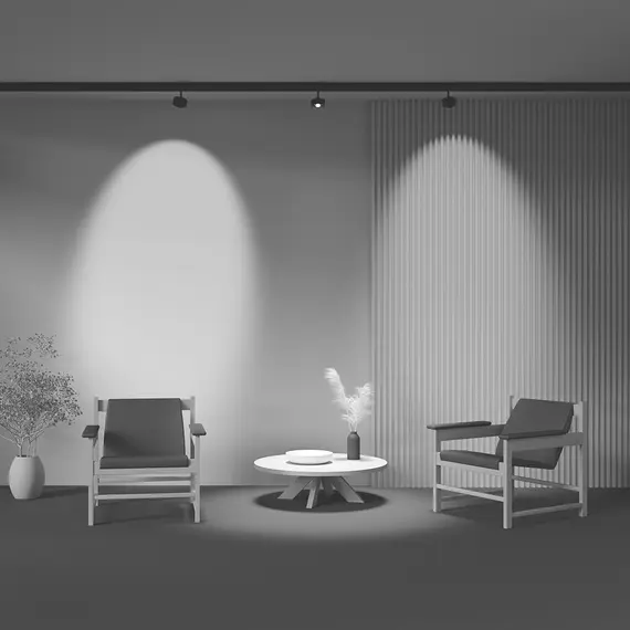 LED Спот магнитна шина Exility Lens TR217-2-15W3K-B Maytoni 15W 3000K | Osvetlenieto.bg