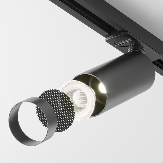 LED Спот за шина 2L Focus LED TR021-1-12B3K-W-D-B Maytoni 12W 3000K | Osvetlenieto.bg