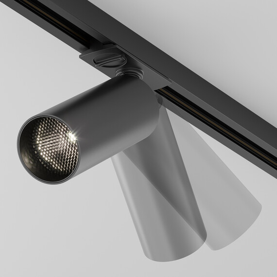 LED Спот за шина 2L Focus LED TR021-1-12B4K-W-D-B Maytoni 12W 4000K | Osvetlenieto.bg