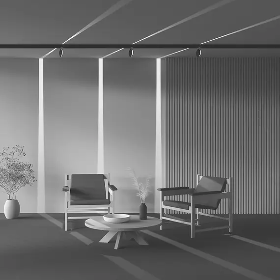 Bluetooth LED Oсветител магнитна шина Exility Outline TR090-4-6W-DS-B Maytoni 6W 2700K-6000K | Osvetlenieto.bg