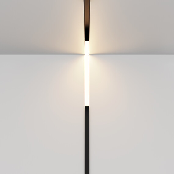 Bluetooth LED Вертикален осветител магнитна шина Exility Basis TR102-24W-DS-B-1 Maytoni 24W 3000K-6000K | Osvetlenieto.bg