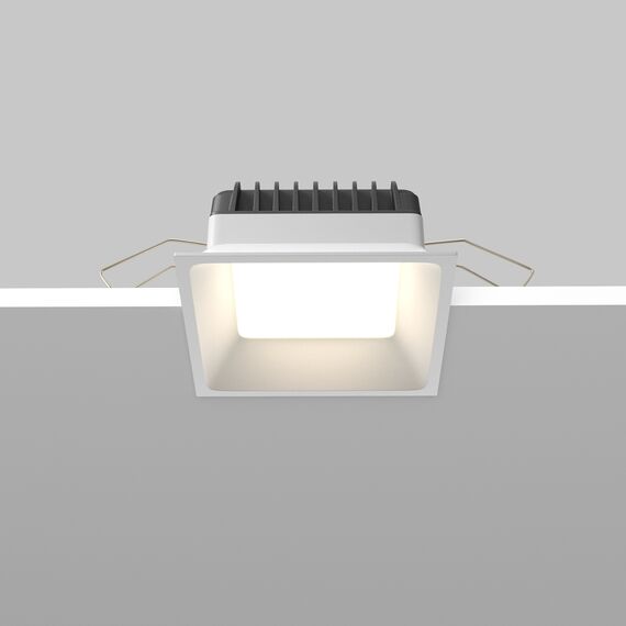 LED Луна за баня за вграждане Okno DL056-12W3-4-6K-W Maytoni 12W 3000K-4000K-6000K IP44 | Osvetlenieto.bg