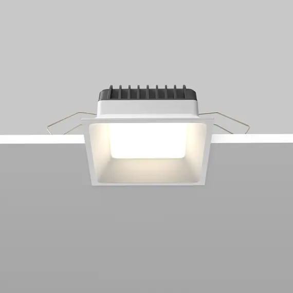LED Луна за баня за вграждане Okno DL056-12W3-4-6K-W Maytoni 12W 3000K-4000K-6000K IP44 | Osvetlenieto.bg
