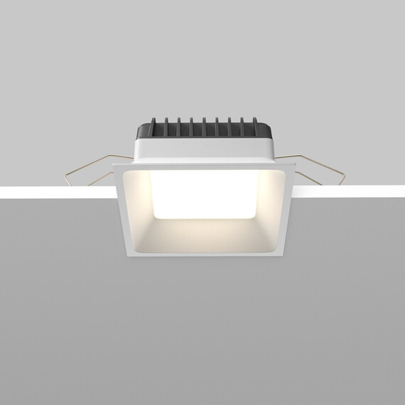 LED Луна за баня за вграждане Okno DL056-12W3-4-6K-W Maytoni 12W 3000K-4000K-6000K IP44 | Osvetlenieto.bg