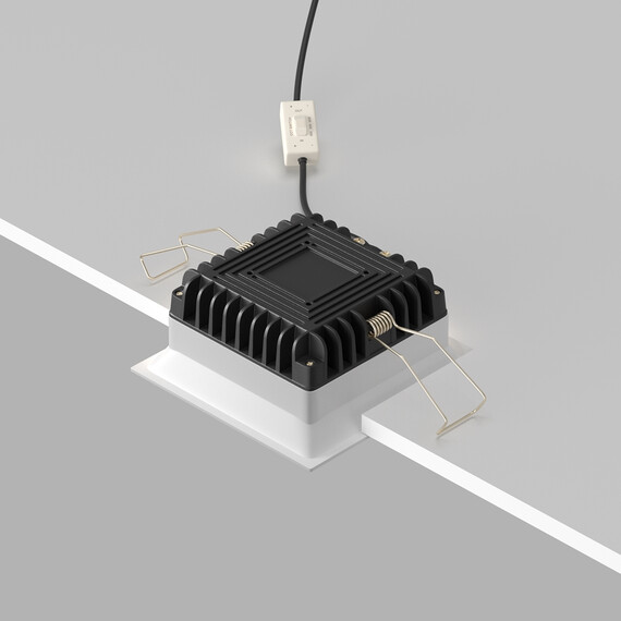 LED Луна за баня за вграждане Okno DL056-12W3-4-6K-W Maytoni 12W 3000K-4000K-6000K IP44 | Osvetlenieto.bg